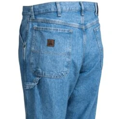 Wrangler Jeans: Men's Vintage Indigo 32001 VI Rugged Wear Relaxed Carpenter Jeans -Fashion Clothing Store wrangler 32001vi l 01