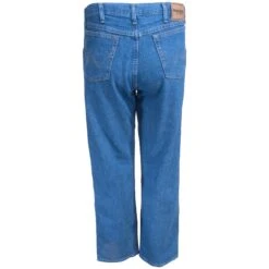 Wrangler Jeans: Men's Stonewashed 35005 SW Rugged Wear Relaxed Fit Stretch Jeans -Fashion Clothing Store wrangler 35005sw b 01