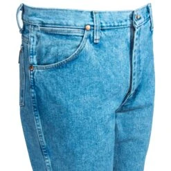 Wrangler Jeans: Men's 0936 ATW Cowboy Cut Slim Fit Denim Jeans -Fashion Clothing Store wrangler 936atw r 01