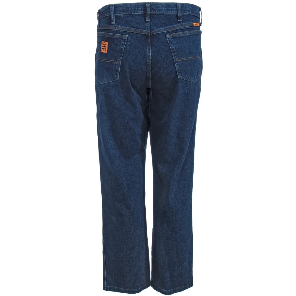 Wrangler Jeans: Men's FRAC50 M Midstone FR Advanced Comfort Relaxed Fit Jeans 4 Wrangler Jeans: Men's FRAC50 M Midstone FR Advanced Comfort Relaxed Fit Jeans - Image 4