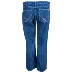 Wrangler 20X Jeans: Men's Flame Resistant Midstone FR42MWM Vintage Boot Cut Jeans -Fashion Clothing Store wrangler fr42mwm 4