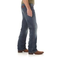 Wrangler Jeans: Men's WRT20JH Jackson Hole Wrangler Retro Boot Cut Jean -Fashion Clothing Store wrt20jh bs01 swbb prd