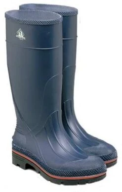 Servus Boots: Women's 75126 Navy Black Northerner Waterproof PVC 15IN Boot